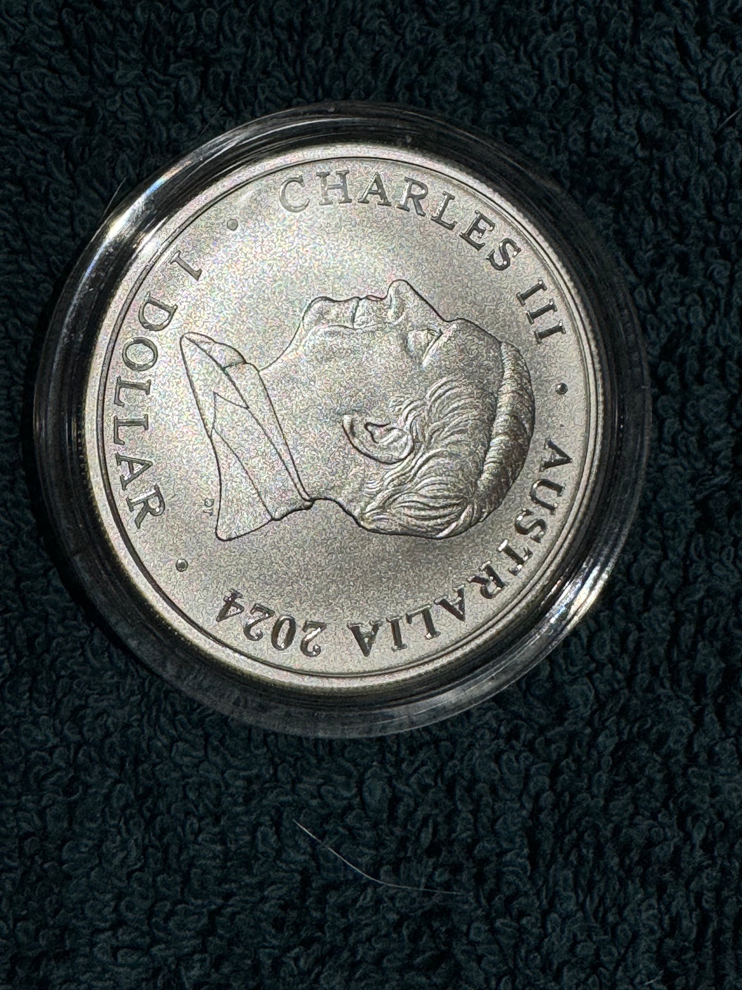Hourglass Dolphin Australian silver Coin