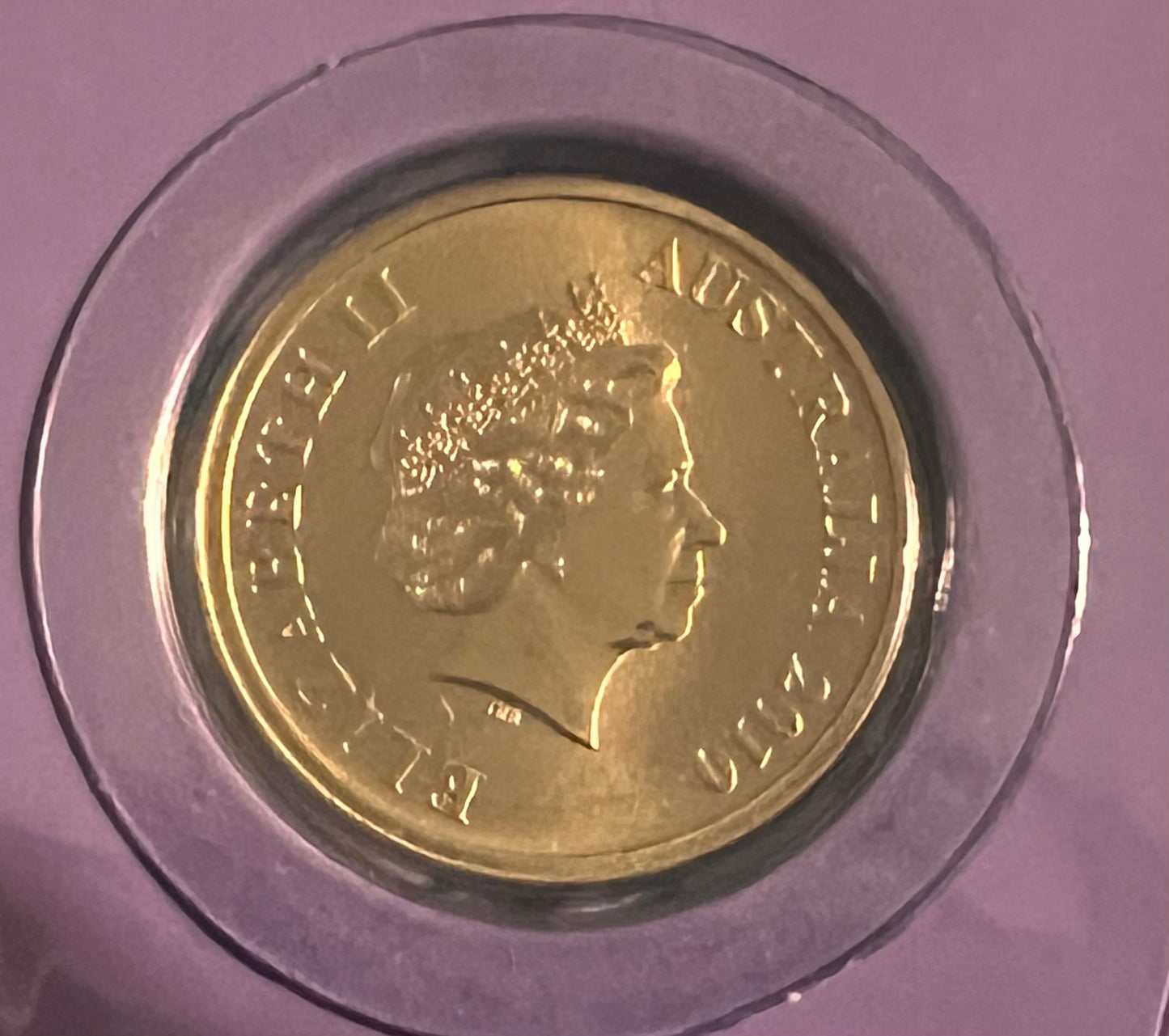 Great Barrier reef world Heritage site 2010 Australian $1 Coin