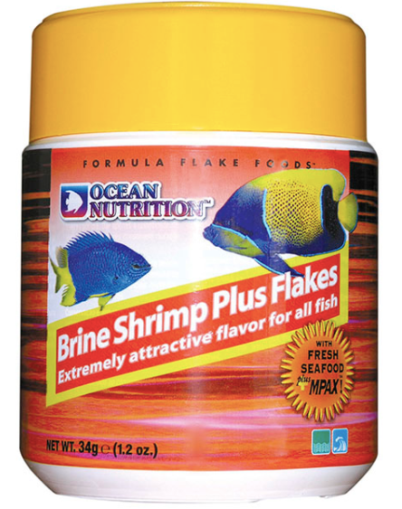 Ocean Nutrition Brine Shrimp Plus Flakes