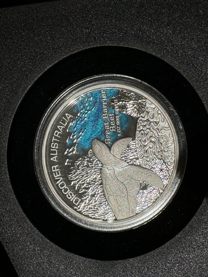 Great Barrier reef 2006 pure silver Australian $1 Coin
