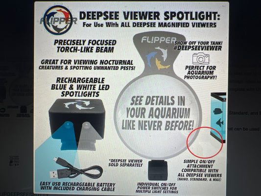 Flipper Deepsee Viewer rechargeable LED Spotlight