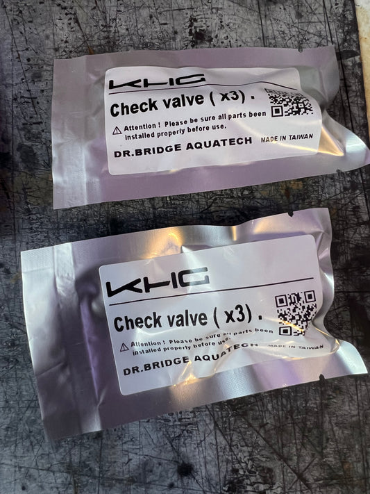 KHG check valve x3 kit