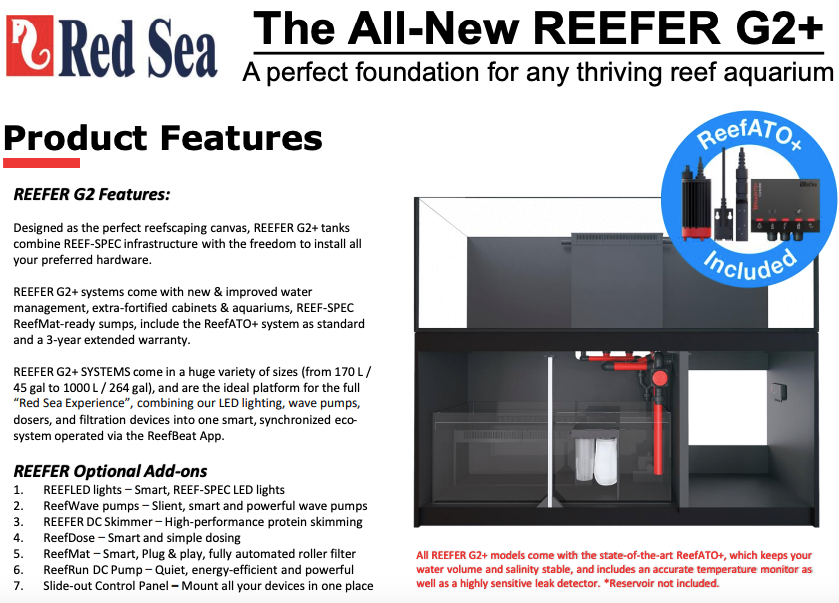 Red Sea Reefer Deluxe G2+