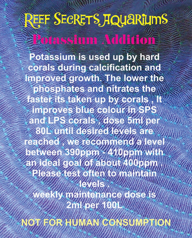 Reef Secrets Potassium Supplement