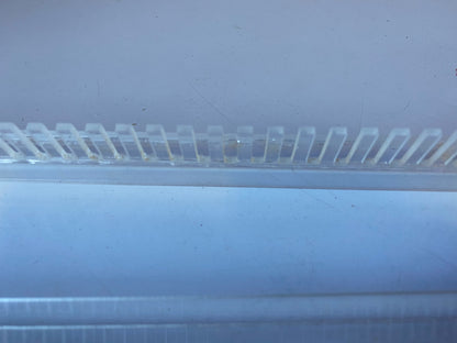 Overflow Water strainer comb per cm