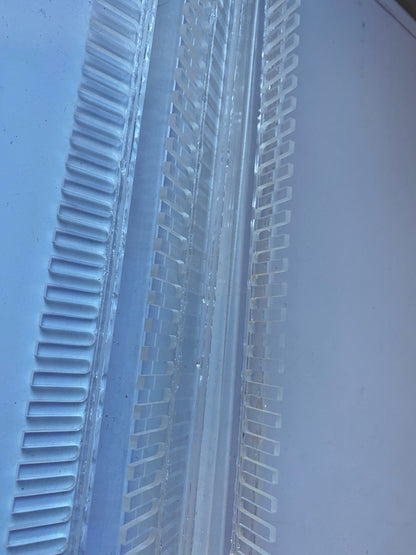 Overflow Water strainer comb per cm